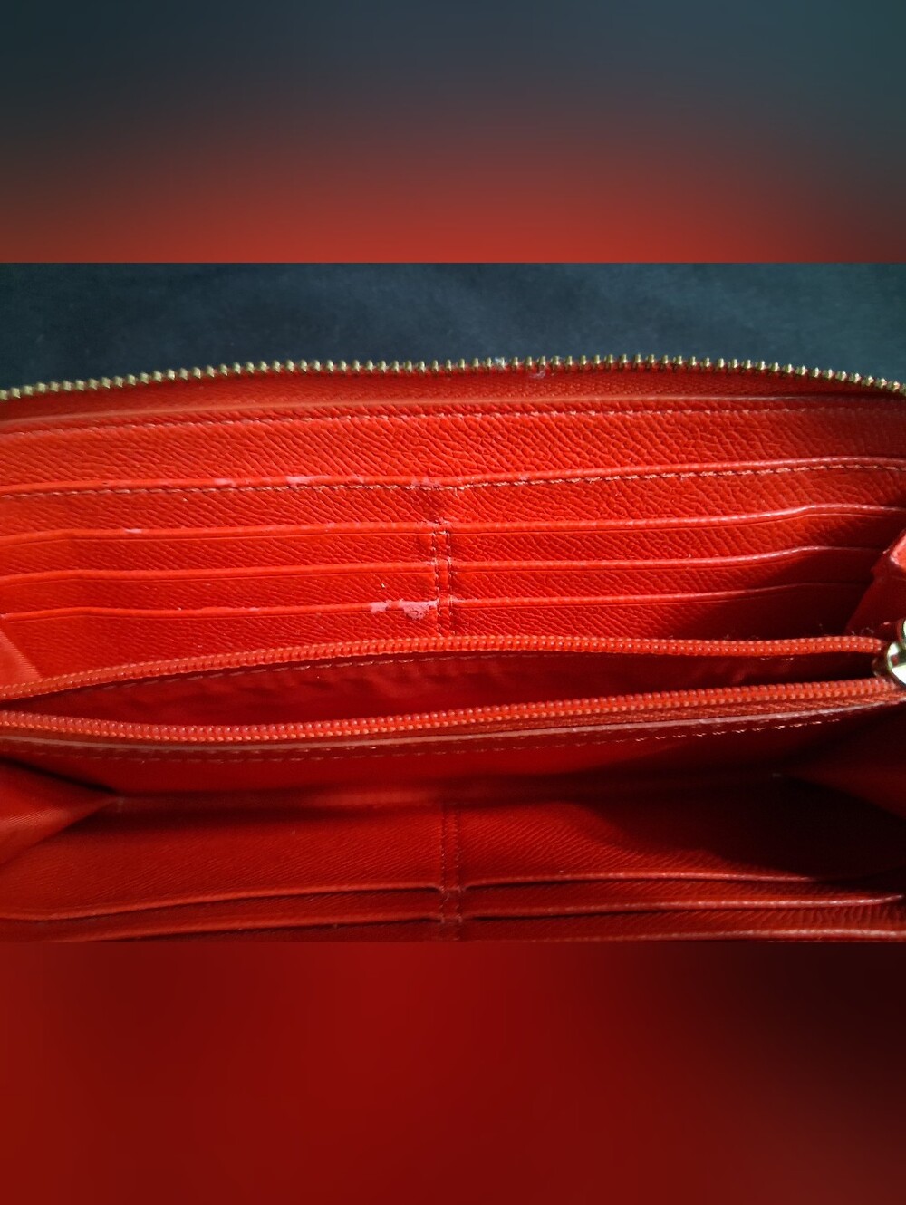 Coach Scout Hobo Purse Orange Pebble Leather W/ Pebble Leather Orange Wristlet - Picture 16 of 16